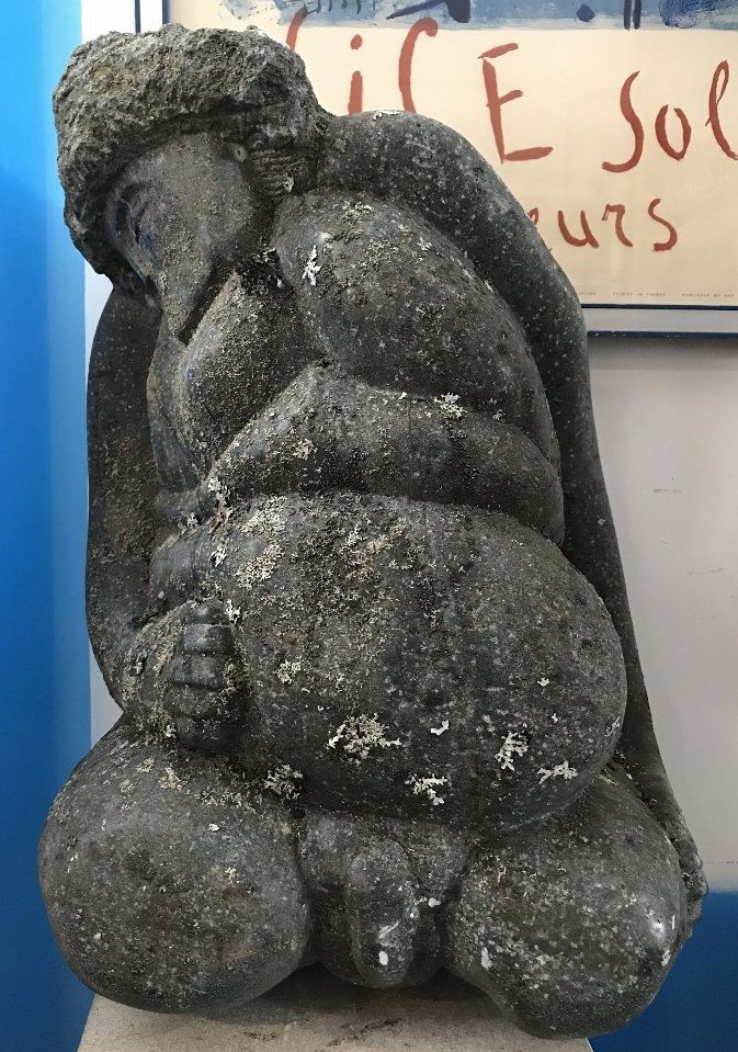 Tribal style stone figure-Ronald Street (1 of 6)