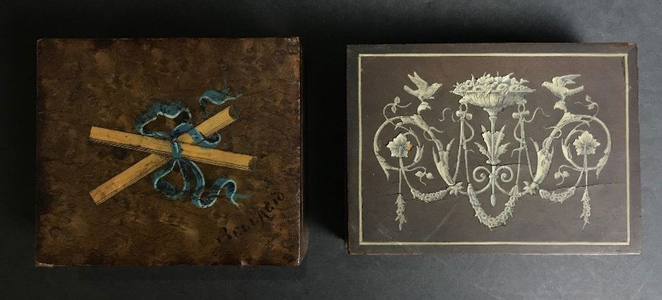 Two decorative wood boxes (1 of 8)