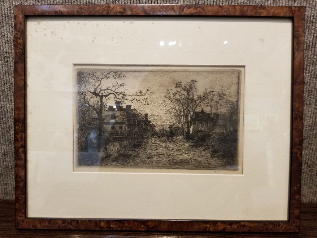Adolphe Appian etching: Adolphe Appian etching. Etching: 9"x 5.75" in a frame: 15"x 11.75".(From Wiki):"Adolphe Appian (born as Jacques Barthelemy Adolphe Appian on 28 August 1819 in Lyon, France, died on 29 April 1898 in Ly