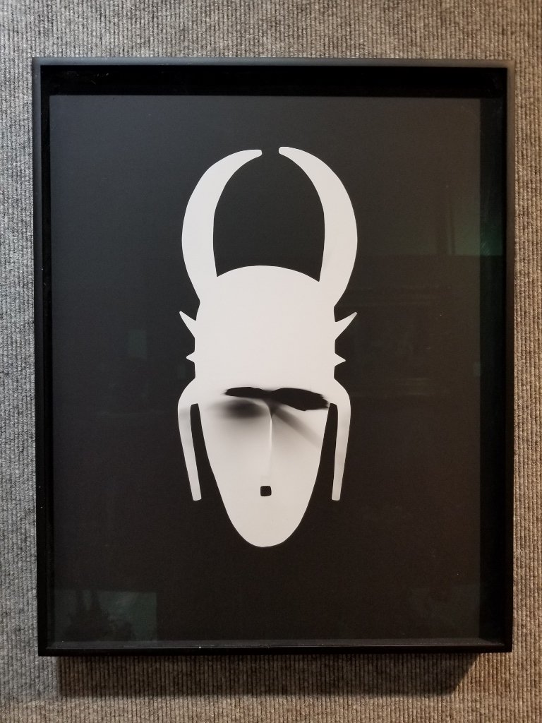 Photograph of mask by Adam Fuss,Hunt Fine Arts (1 of 4)