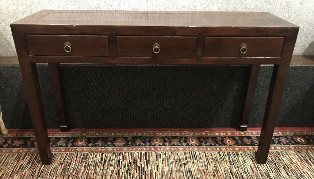 Chinese altar table with drawers (1 of 5)