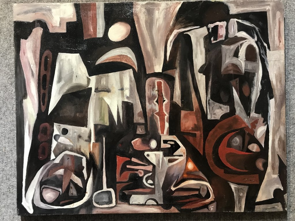 Painting by unknown artist, Orrin Riley Provenance (1 of 3)