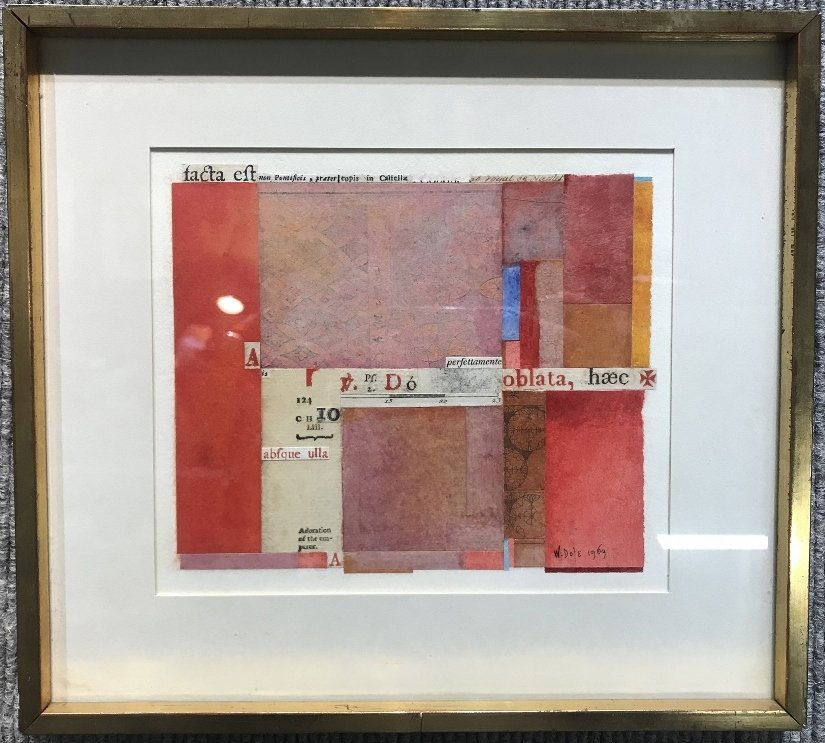 Collage by William Dole, "Paragon" 1969 (1 of 7)