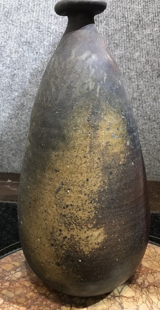 Japanese ceramic sake jar (1 of 6)