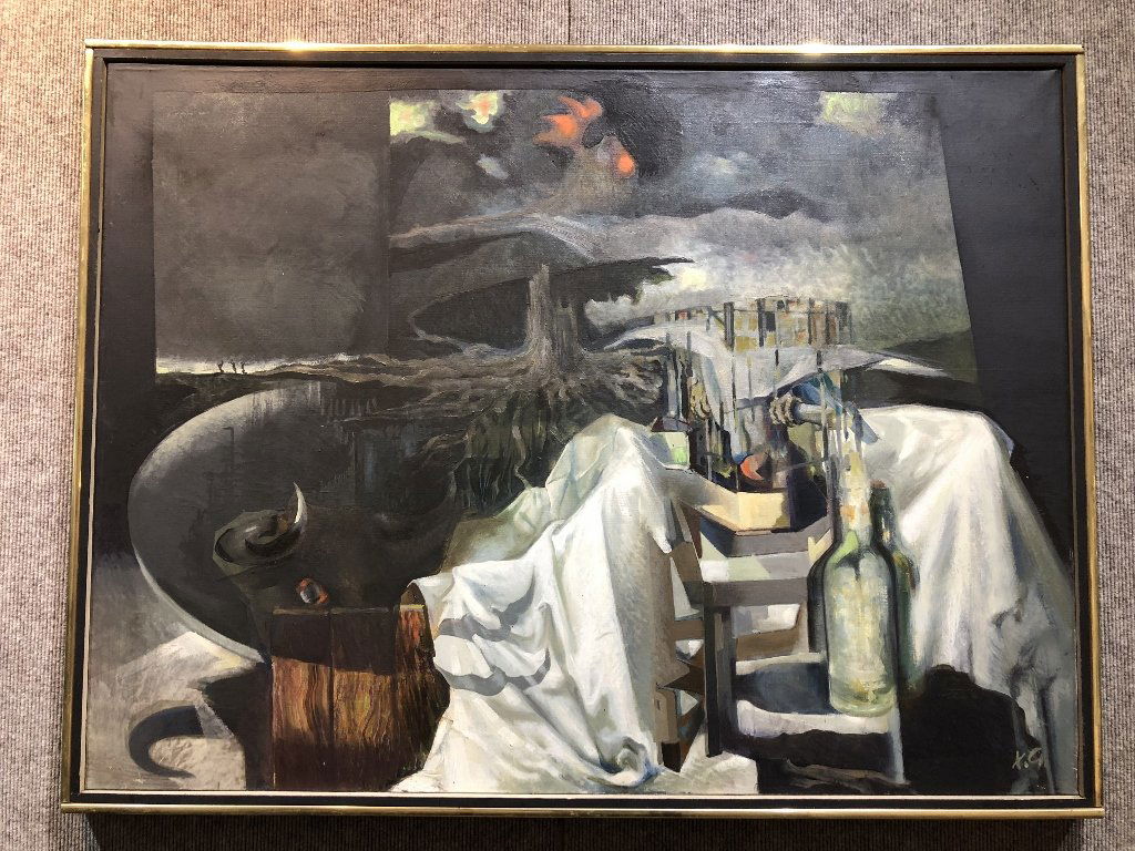 "Proverbs", oil on canvas by Xavier Gonzalez (1 of 11)