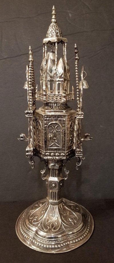 Sterling silver spice tower, circa 1965, 15.2 t. oz (1 of 6)