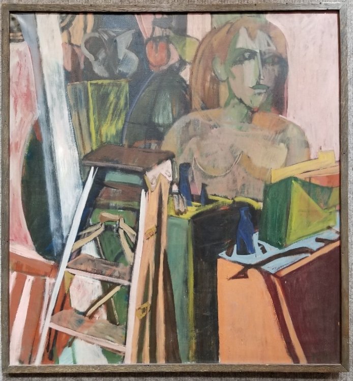 Painting of still life by Martin Lubner, c.1965 (1 of 6)