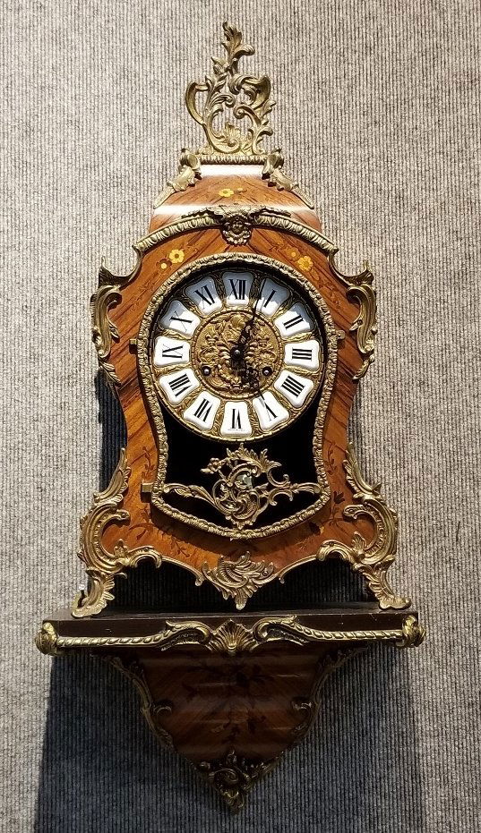 Louis XV style shelf clock, Italian, c.1950 (1 of 12)