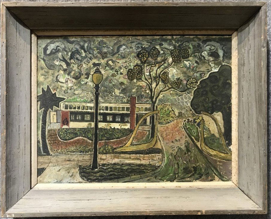 Double painting, c.1940,Outsider art? (1 of 6)