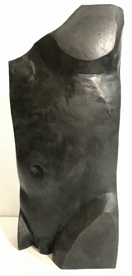Modern bronze sculpture torso,John Bray(British 20th) (1 of 7)