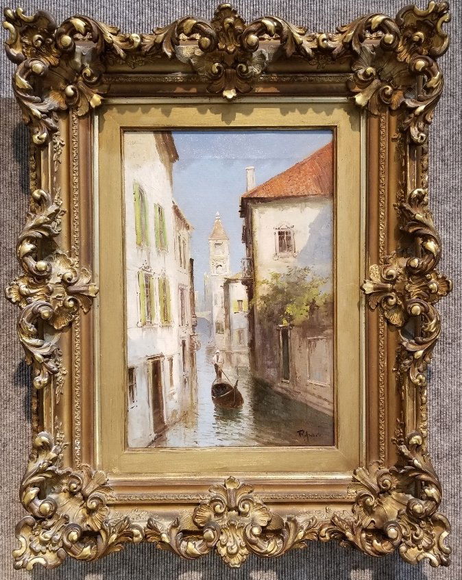 Painting by Virgilio Ripari(Italian 19tn century) (1 of 6)