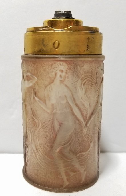 R.Lalique atomizer, missing bellows, c.1930 (1 of 9)
