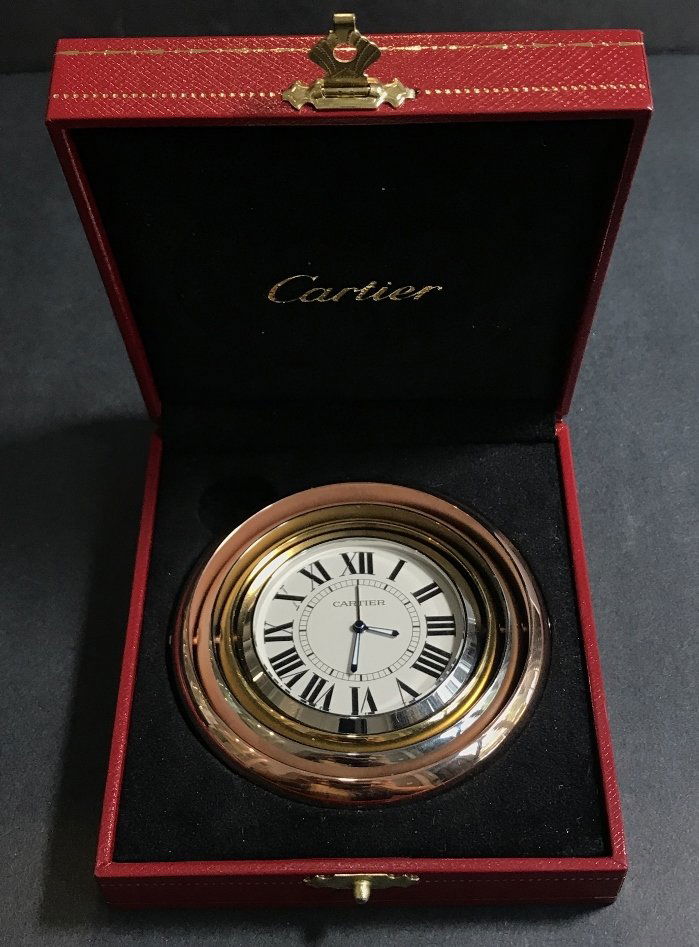 Cartier clock, known as a "Trinity" clock,c1995 (1 of 7)