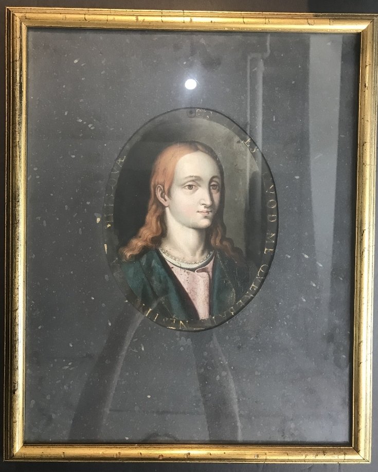 Old Master painting St.John(?), on copper, 17th/19cen (1 of 18)