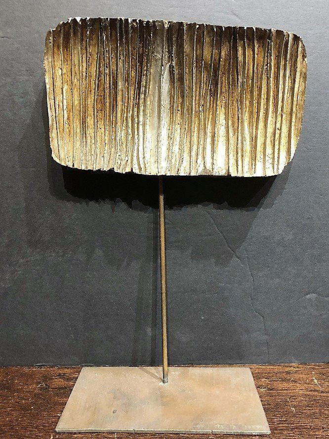 Ethel Edwards abstract sculpture on stand, c.1970 (1 of 5)
