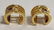18k ruby diamond "huggie" earrings, 4.4 dwts - 4