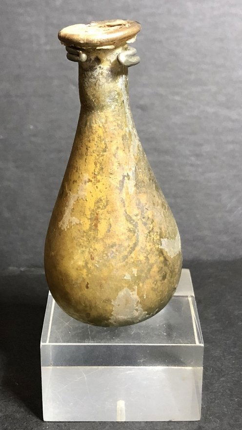 Ancient Roman glass w/papers (1 of 6)