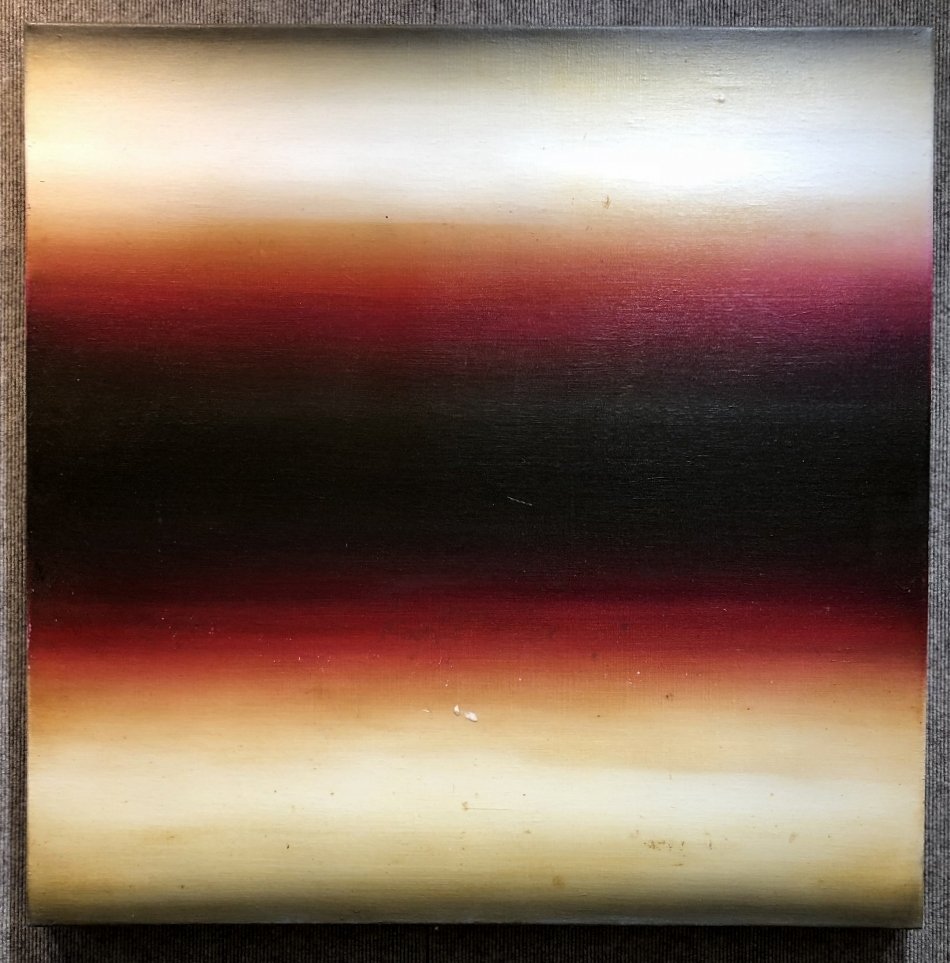 Abstract painting by Eric Freeman, 2003-inscribed (1 of 7)