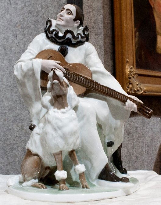 Rosenthal porcelain clown by Rudolf Marcuse, c.1917 (1 of 7)