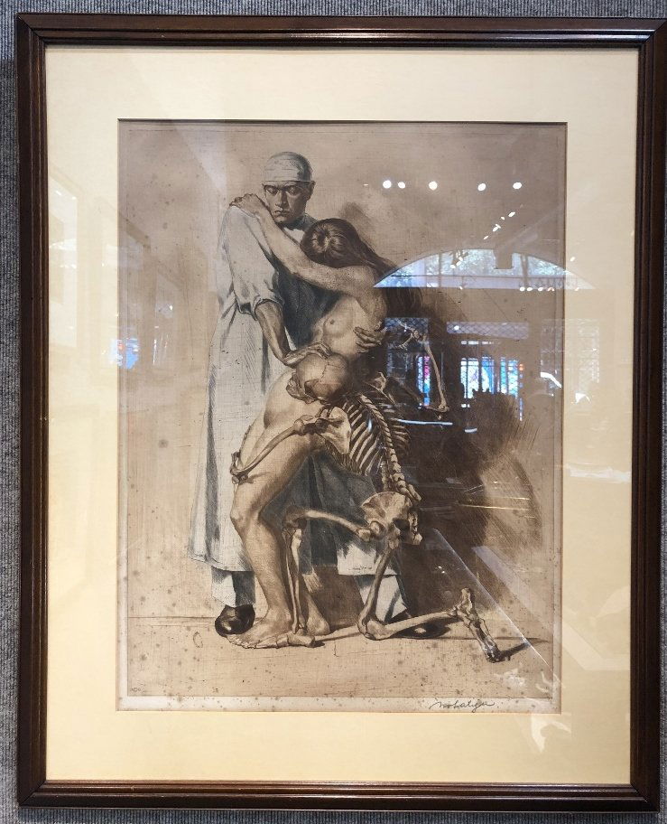 Lithog, "The Doctor"by Ivo Saliger, 1920(Austrian 20th) (1 of 7)