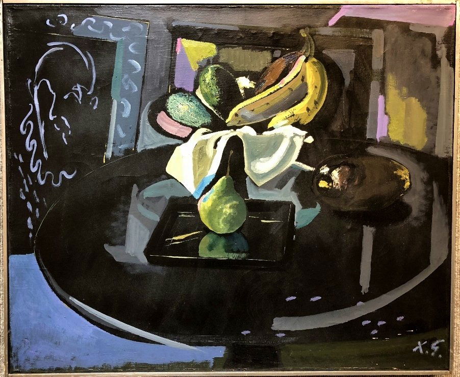 Xavier Gonzales painting of "The Round Table" (1 of 5)