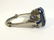 Natural sapphire art deco diamond ring, c.1925,GIA - 4
