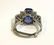 Natural sapphire art deco diamond ring, c.1925,GIA - 5