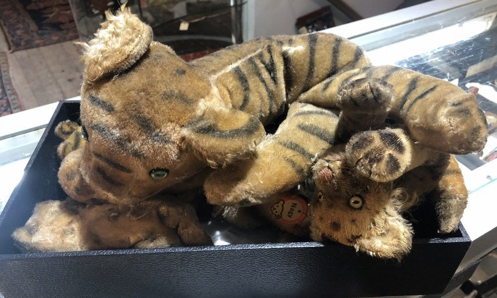 Five Steiff animals, early 20th century (1 of 5)