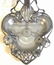 Art Nouveau silvered metal candy dish, c1900 - 3