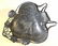Art Nouveau silvered metal candy dish, c1900 - 7
