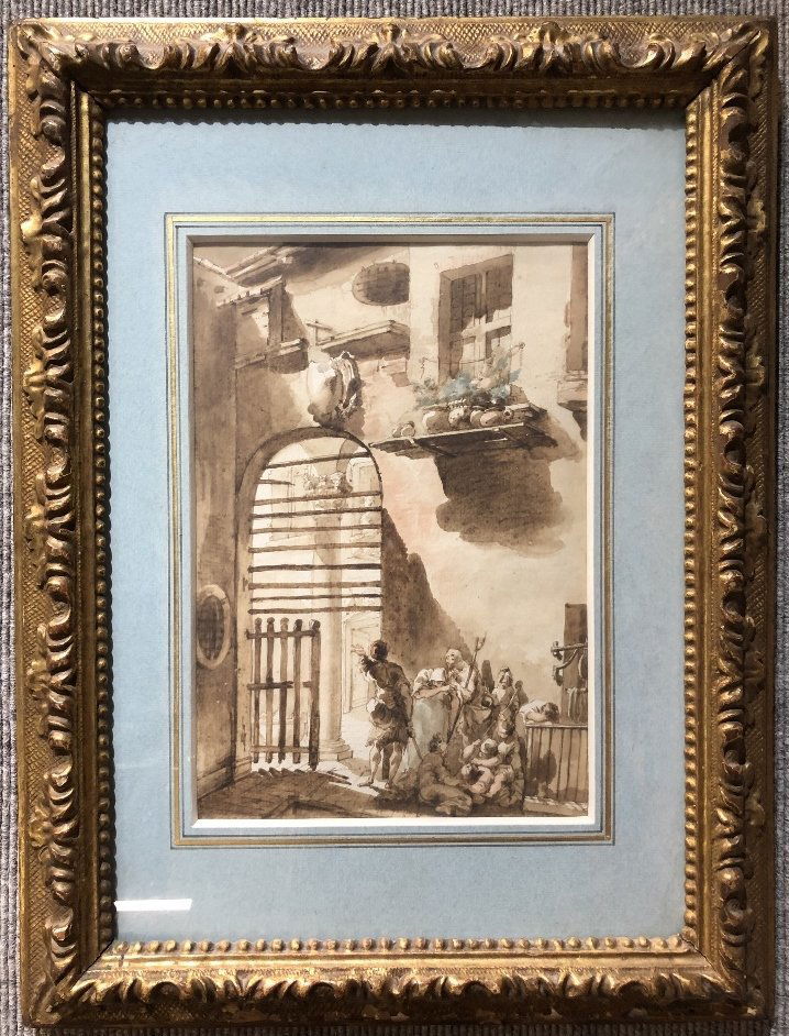 WC Italian terrace by Mauro Gandolfi(18th cent) (1 of 8)