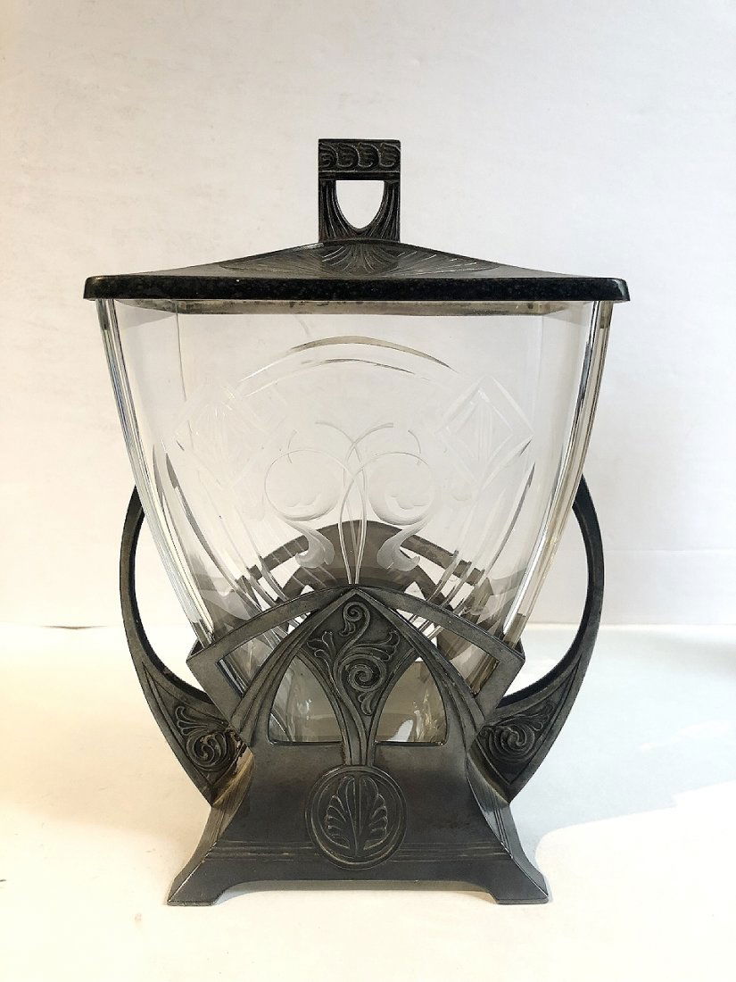 WMF crystal and silverplate covered jar (1 of 5)