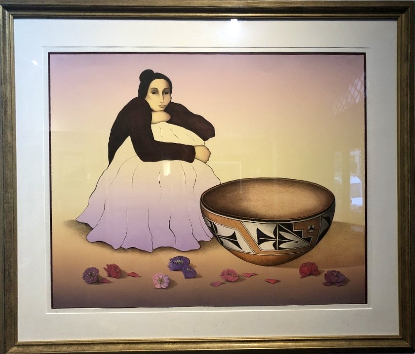 Large Native American print by R.C.Gorman (1 of 8)