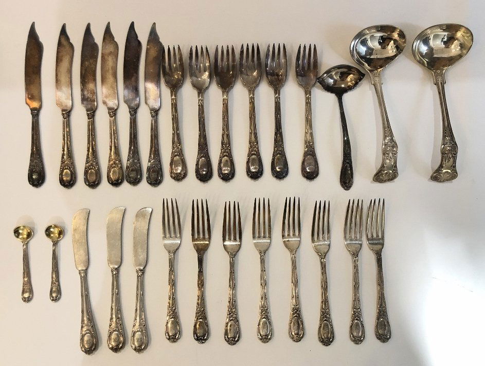 Tiffany & Co silver plate flatware (1 of 9)