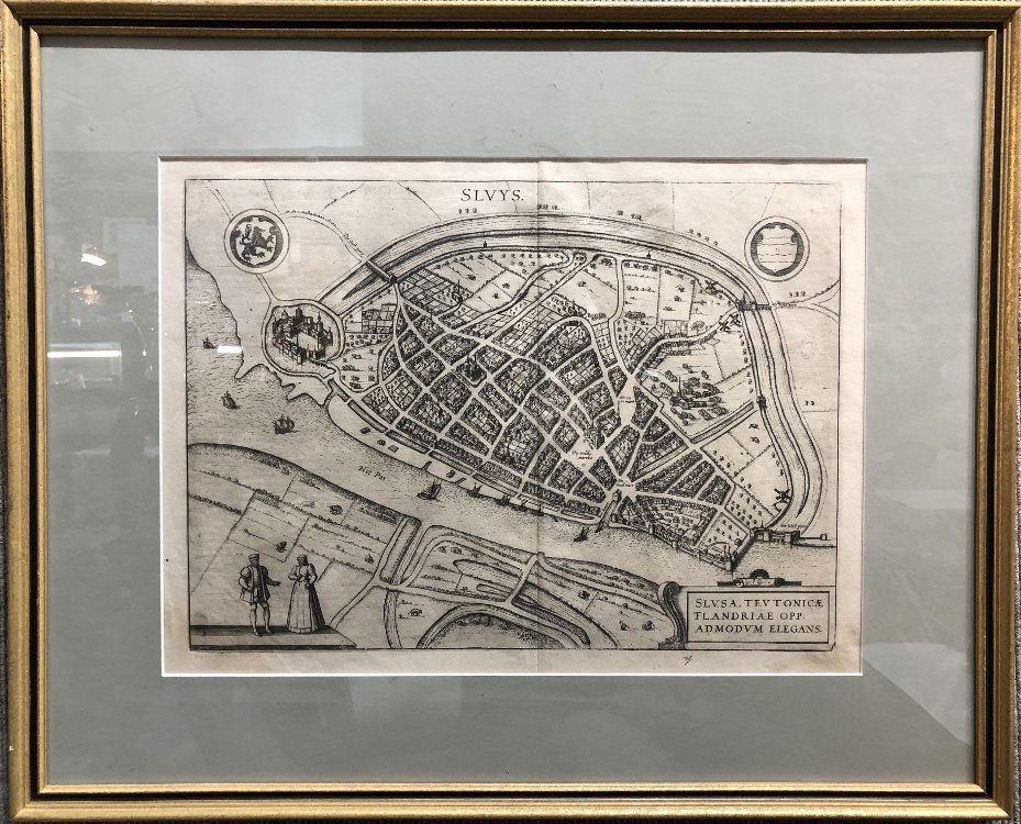 17th/18th century map (1 of 8)