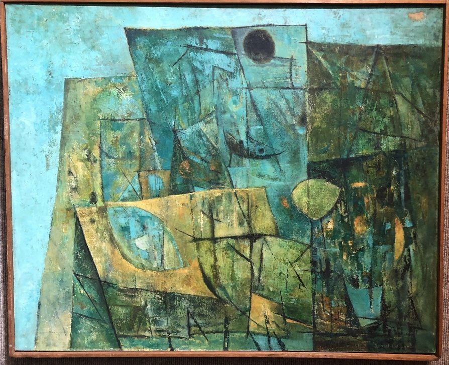 Painting by Ethel Edwards, "Sheena", Grand Central Exh (1 of 5)