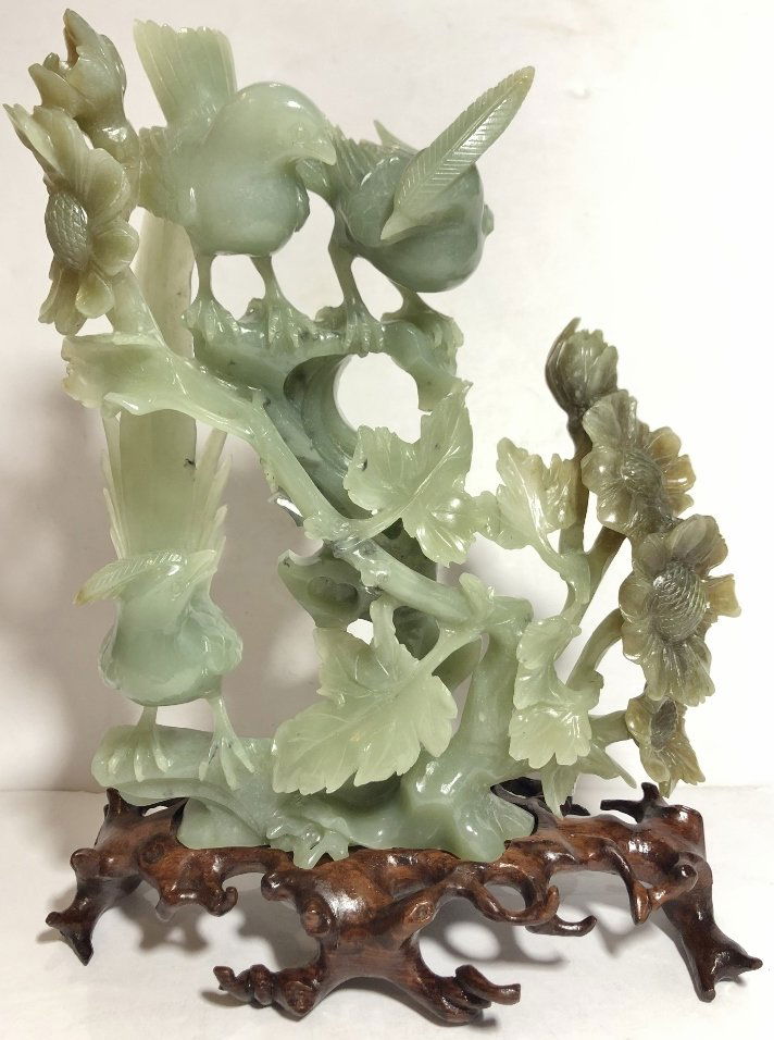 Chinese jade bird group, c.1965 (1 of 9)