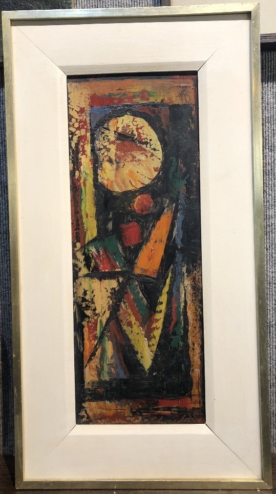 Abstract painting by Larry Edmondson, Mont Estate (1 of 7)