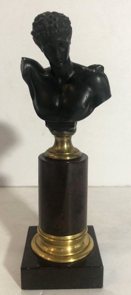 Bronze,marble Roman Emperor,Gladenbeck (1 of 10)