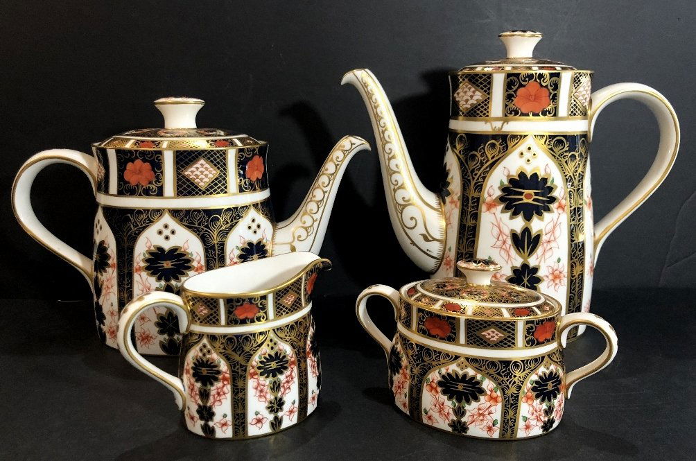 Royal Crown Derby coffee set (1 of 13)