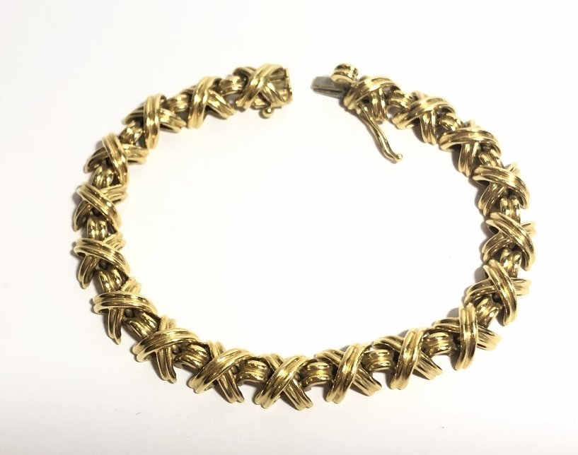 18k Tiffany & Co bracelet, 19 dwts (1 of 7)