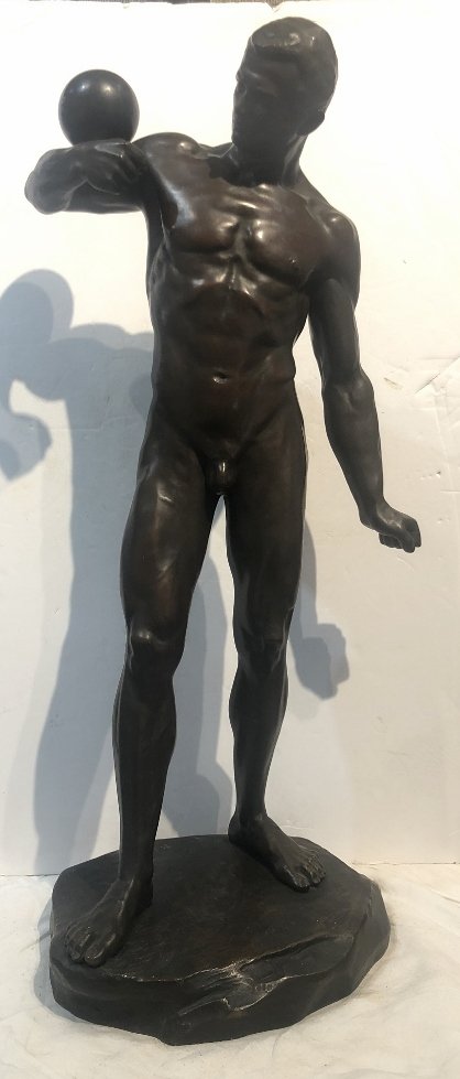 Bronze of ball balancer by Fritzsche,c.1910 (1 of 10)
