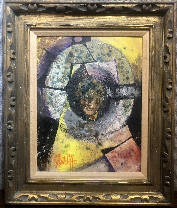 Mixed media painting signed by Sutcliffe (1 of 6)