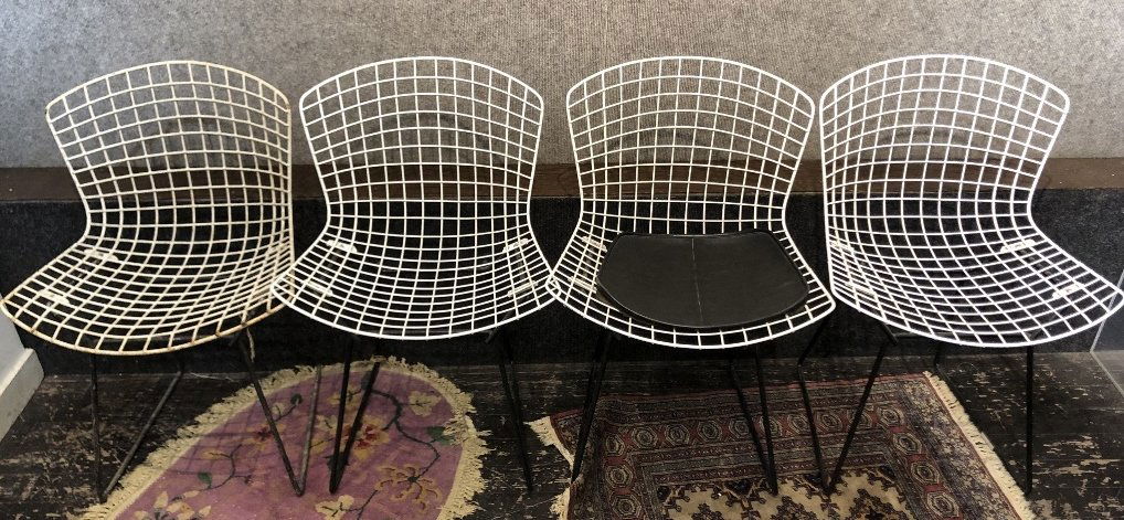 Set of four Harry Bertoia chairs, Nina Meyer Estate (1 of 1)