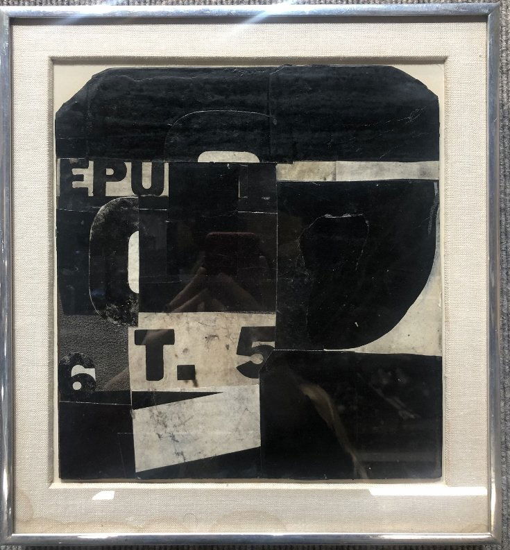 Abstract collage, William Lieberman Estate (1 of 4)