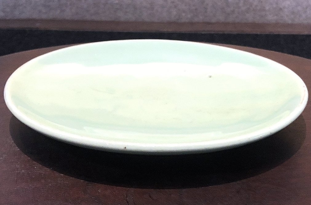 Chinese celadon plate, c.1900 (1 of 5)
