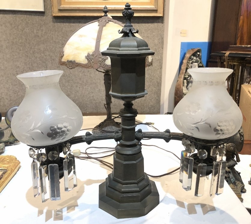 Argand lamp, c.1880 (1 of 3)