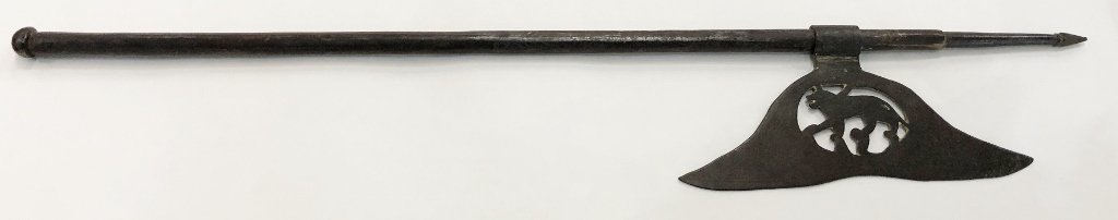 Steel or iron weapon with tiger, Indo-Persian. 25.25" (1 of 8)