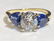 One 2.06 carat diamond & sapphire ring,GIA report