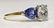 One 2.06 carat diamond & sapphire ring,GIA report - 5